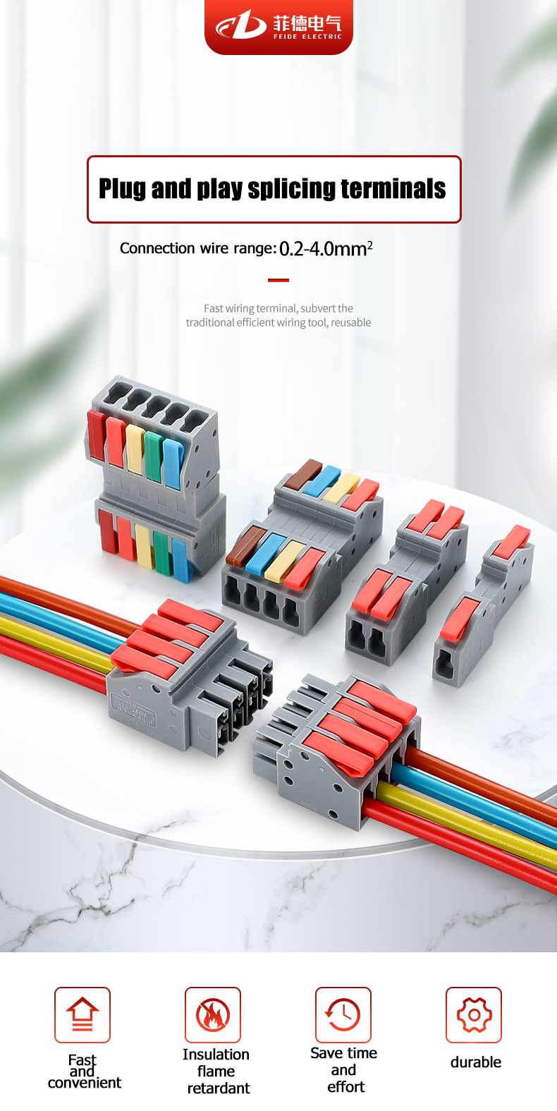 Influentia diversis materiis in velox connectors